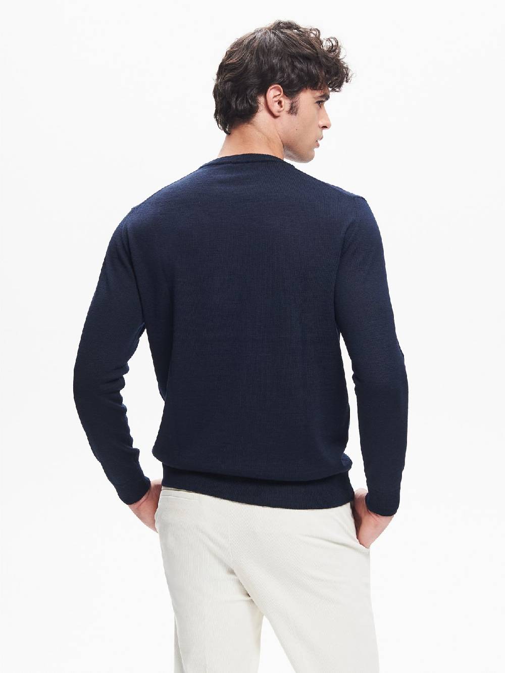 Rinascimento Maglia Girocollo Uomo Basic Blu QB24 2025