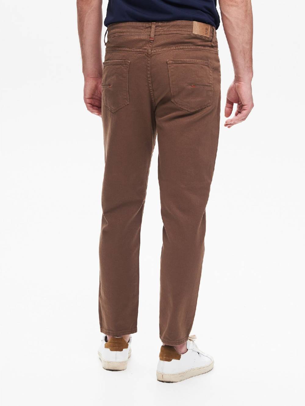 Rinascimento Jeans Baggy-Fit Uomo Bull Fango QB24 Qualità