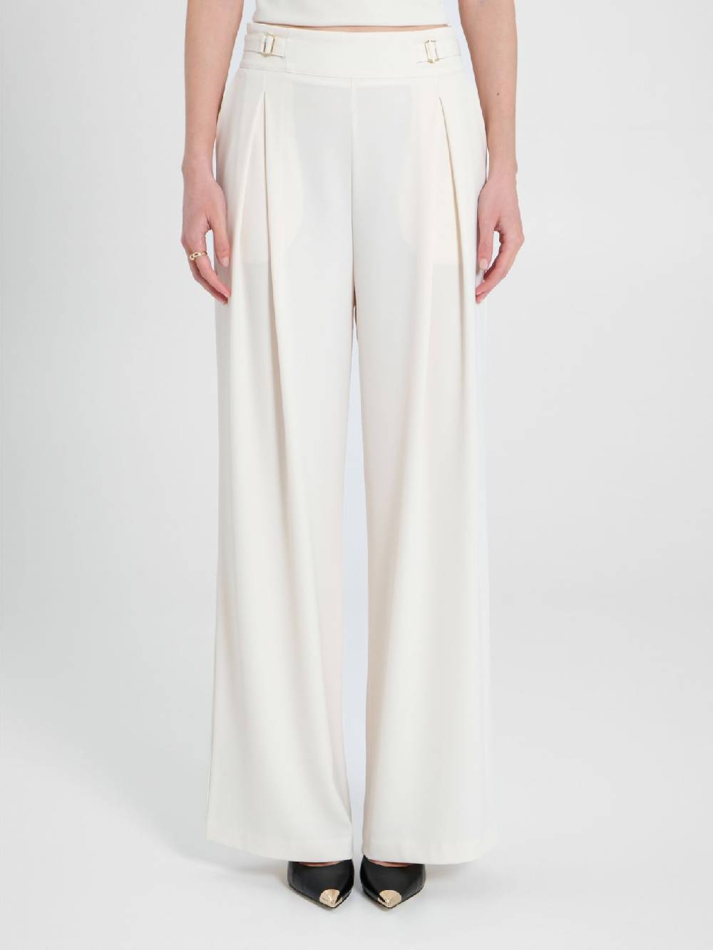 Rinascimento Pantaloni con Fibbie Moda