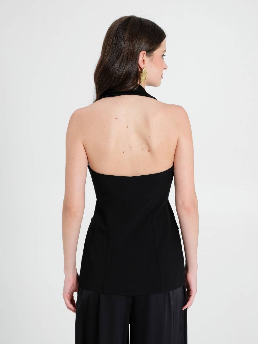 Rinascimento Gilet con dettagli in Raso Italy