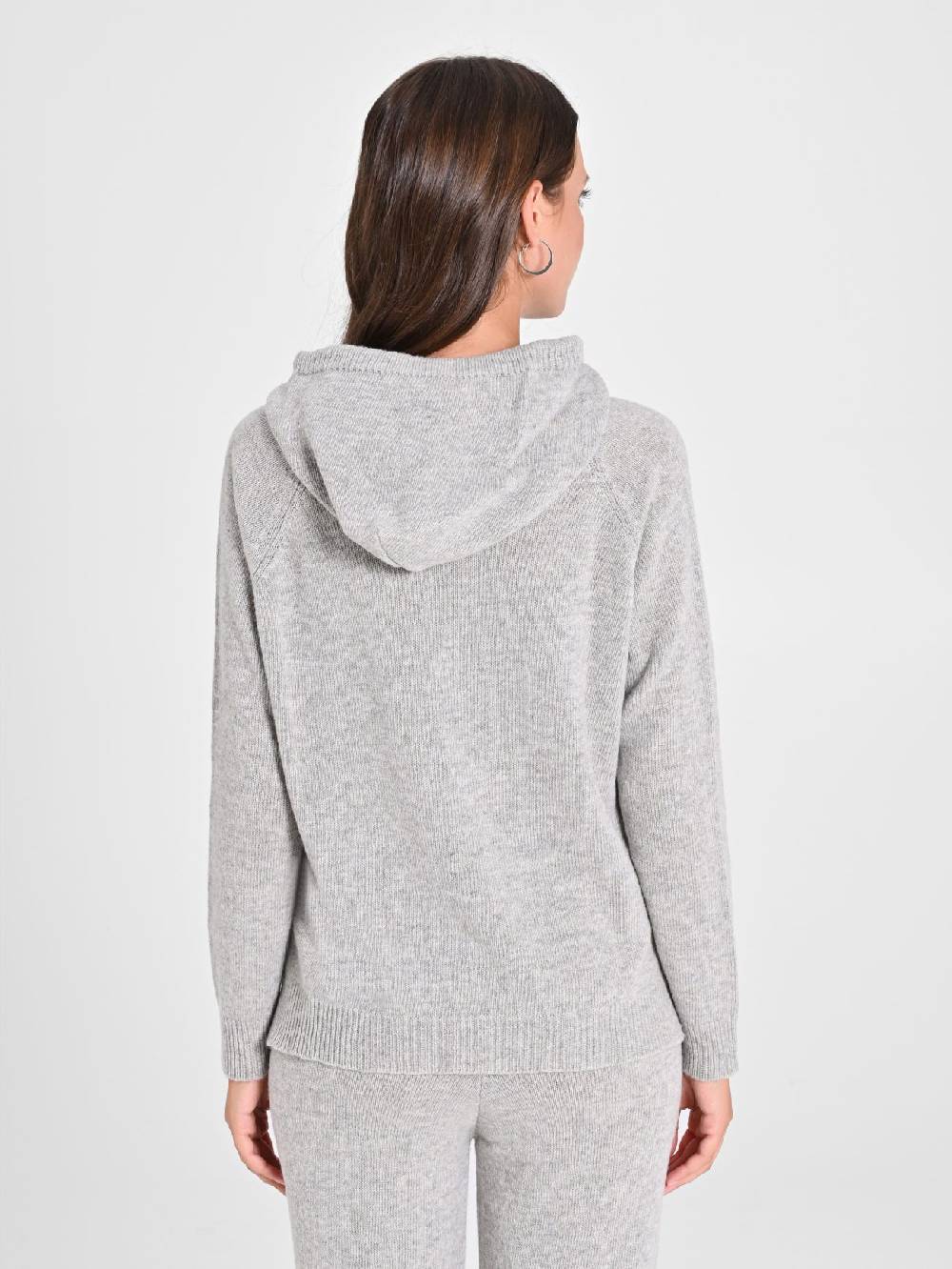 Rinascimento Maglia con Cappuccio Misto Cachemire Novità
