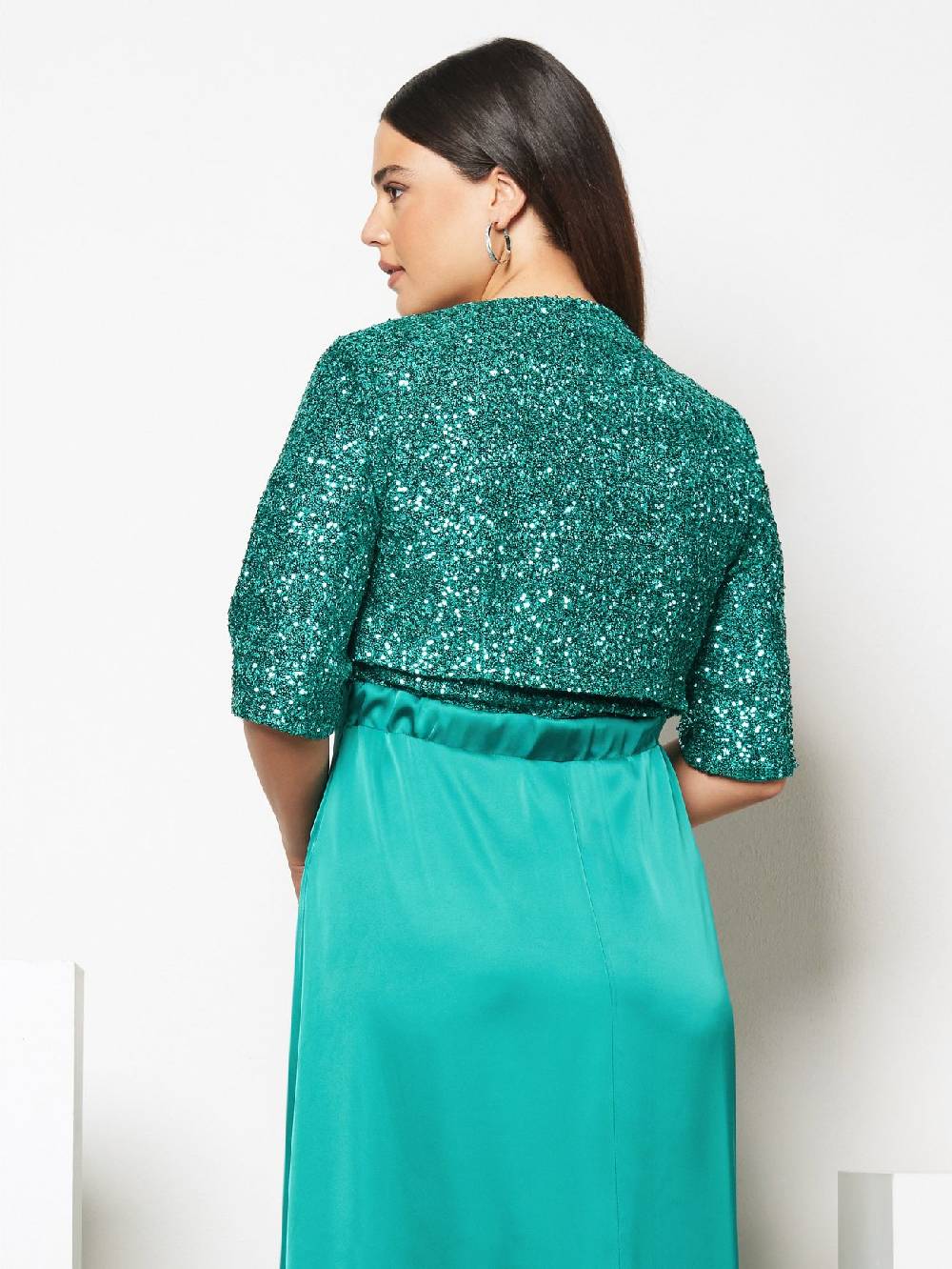 Rinascimento Coprispalle Curvy in Paillettes Outlet