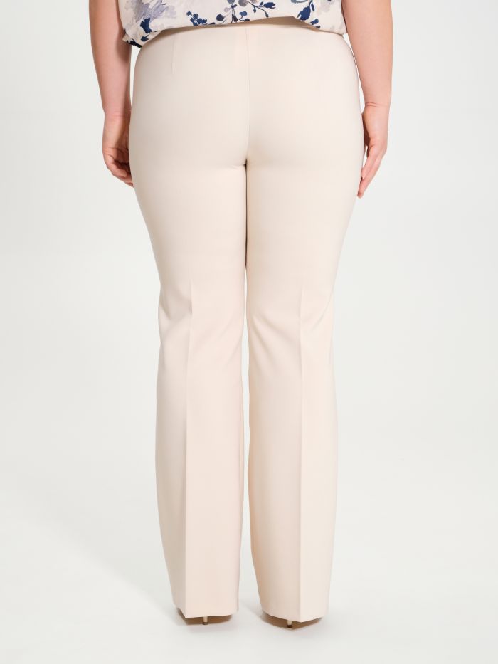 Rinascimento Pantaloni Curvy a Palazzo in Tessuto Tecnico Vendita Economica