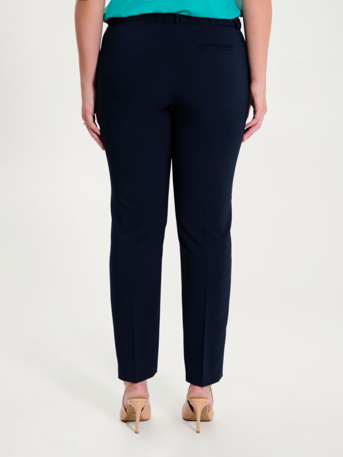 Rinascimento Pantaloni Curvy Blu Navy Saldi Di Fabbrica