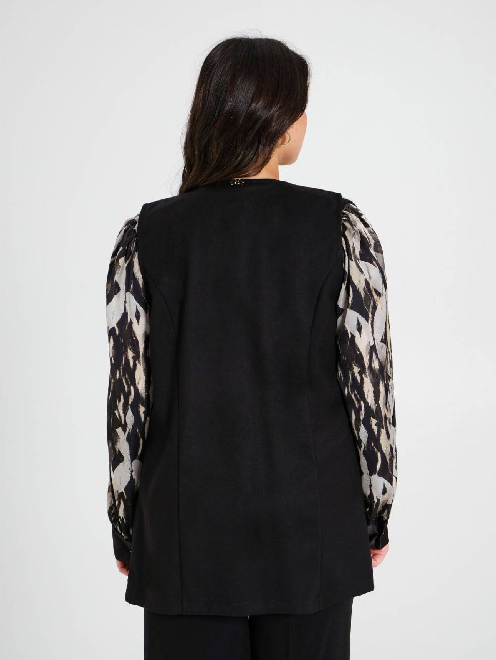 Rinascimento Gilet Curvy Nero Nuova