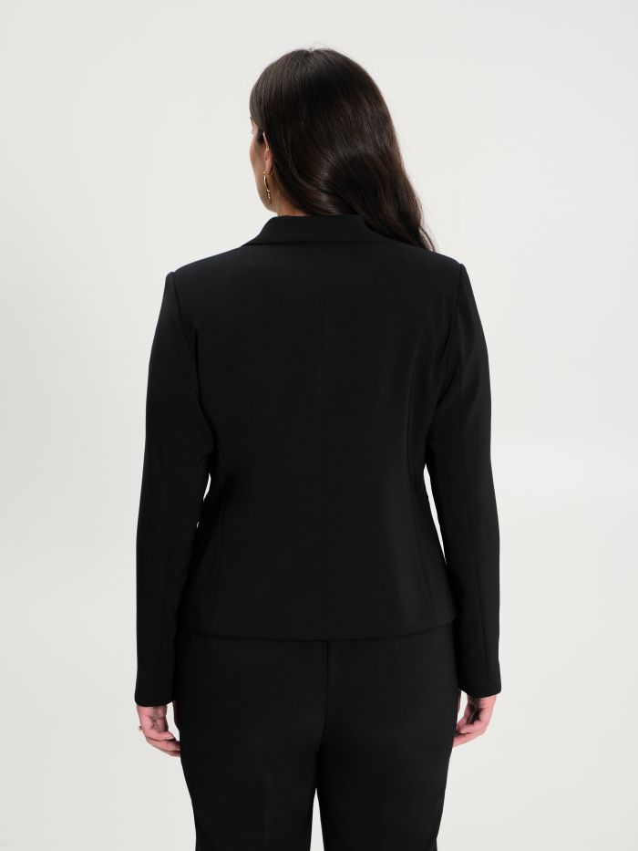 Rinascimento Giacca Curvy Monobottone Nero Moda