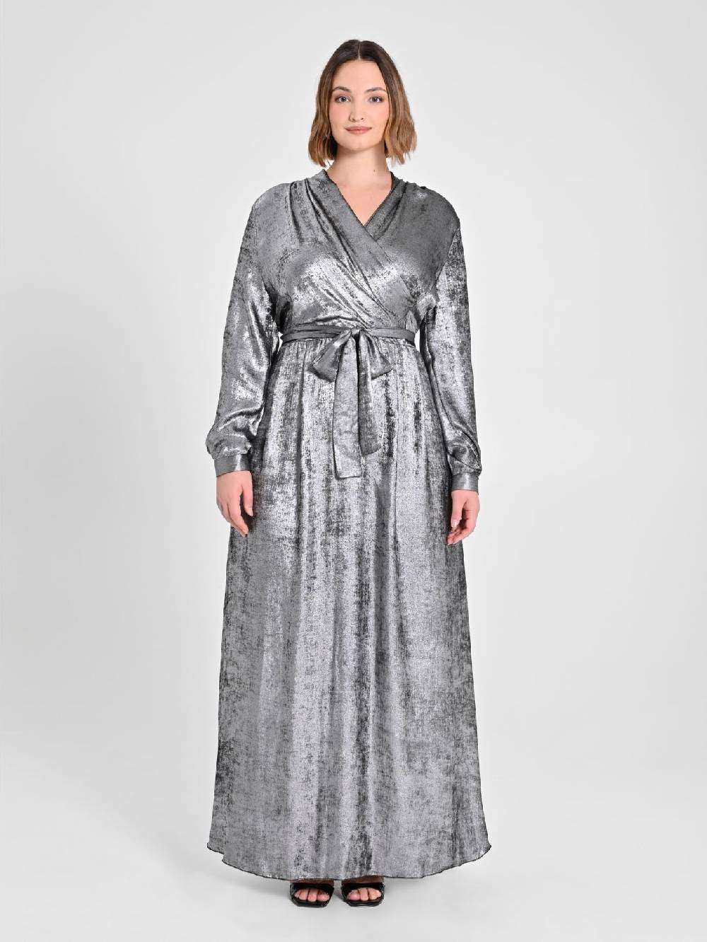 Rinascimento Abito Curvy Argento Hotsell