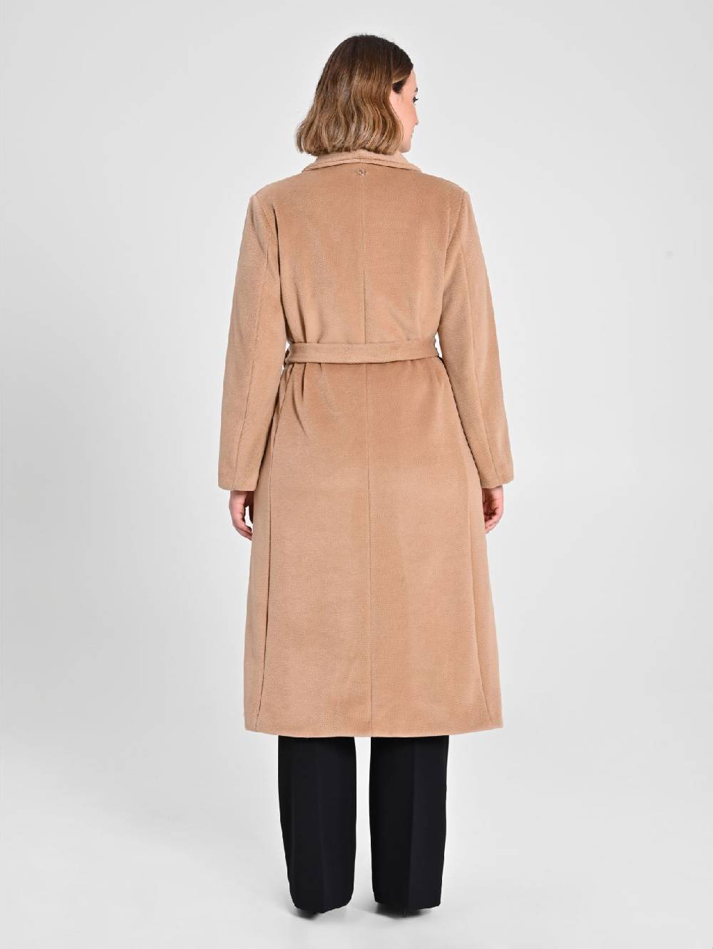 Rinascimento Cappotto Curvy Vestaglia Cammello I Più Venduti