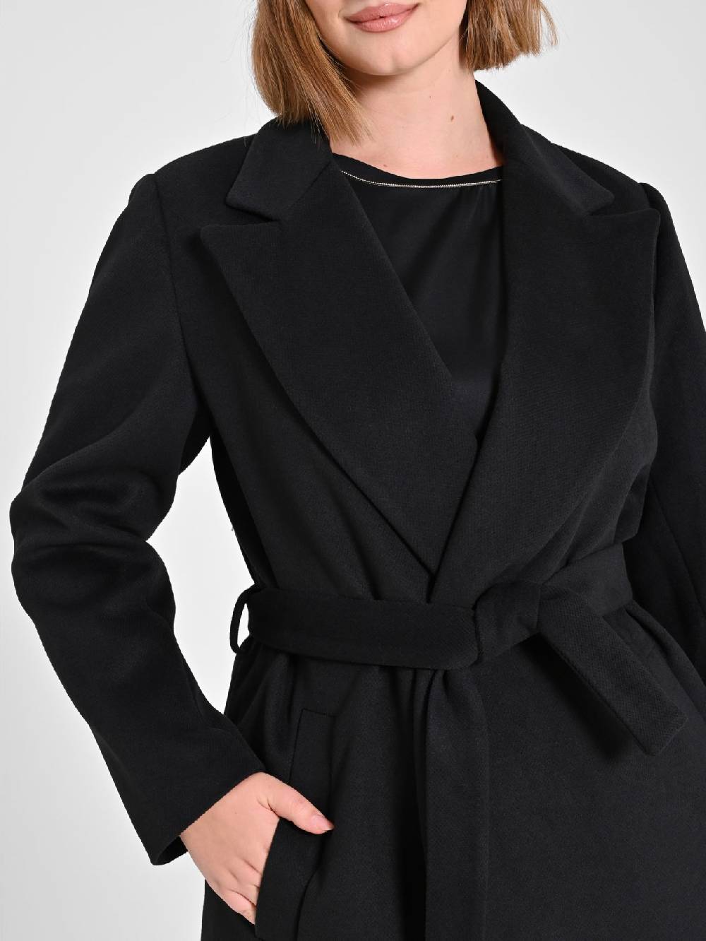 Rinascimento Cappotto Curvy Nero Vendite Flash