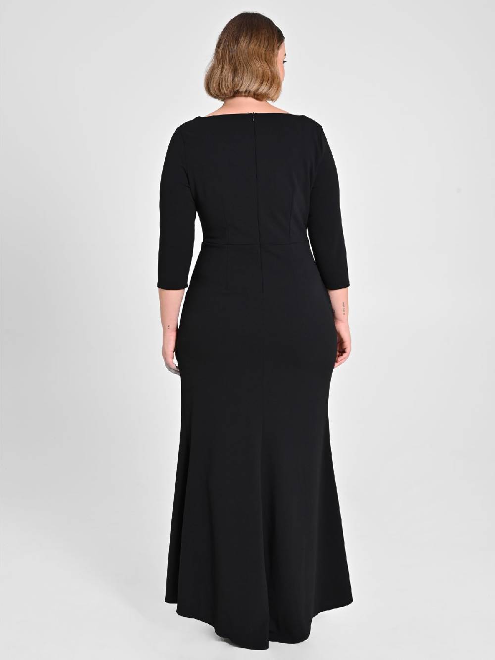 Rinascimento Abito Lungo Curvy Nero Italy