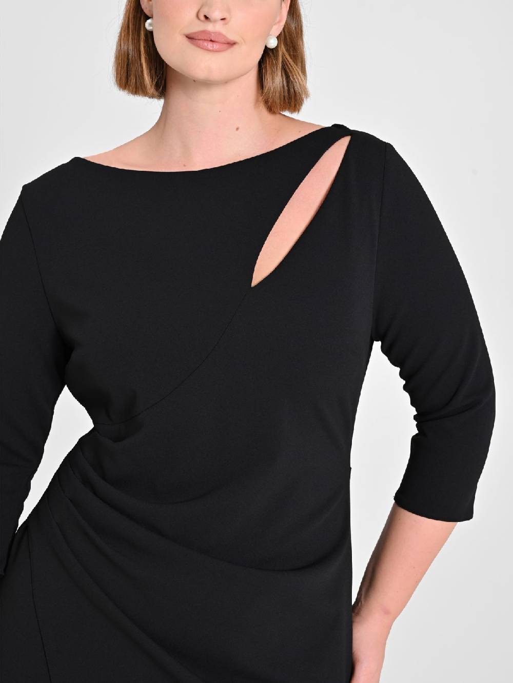 Rinascimento Abito Lungo Curvy Nero Italy