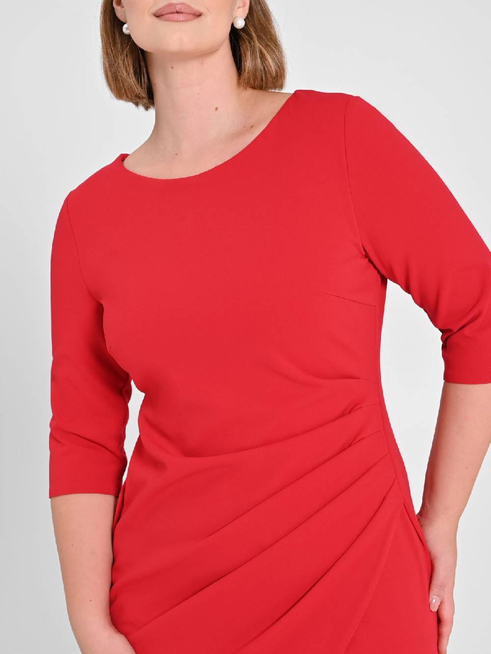 Rinascimento Tubino Curvy Rosso In Linea