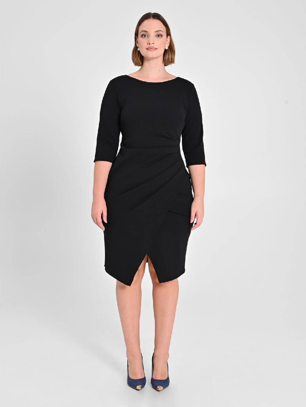 Rinascimento Tubino Curvy Nero Nuovo