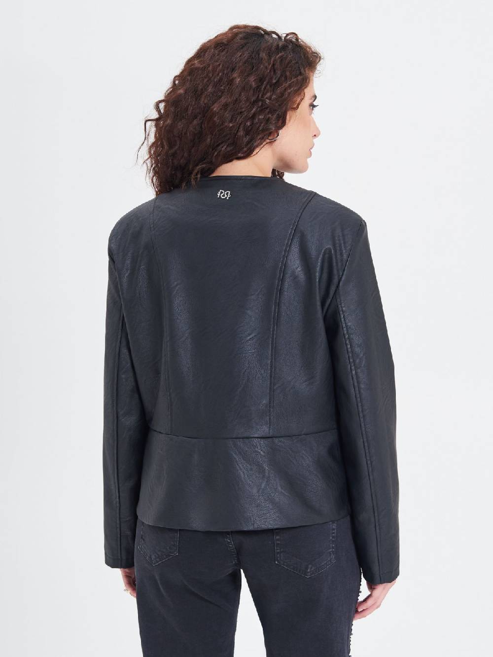 Rinascimento Giubbino Curvy in similpelle con Baschina Promozione