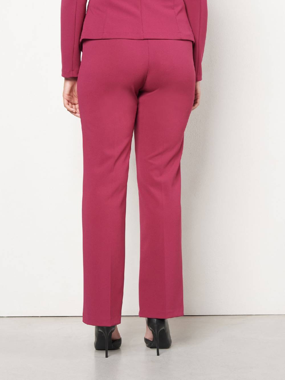 Rinascimento Pantaloni Curvy Bordeaux Negozi Online