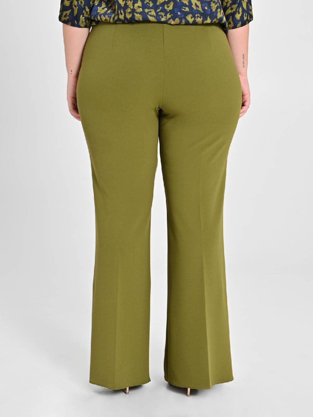 Rinascimento Pantaloni Curvy Verde Muschio Acquista Ora