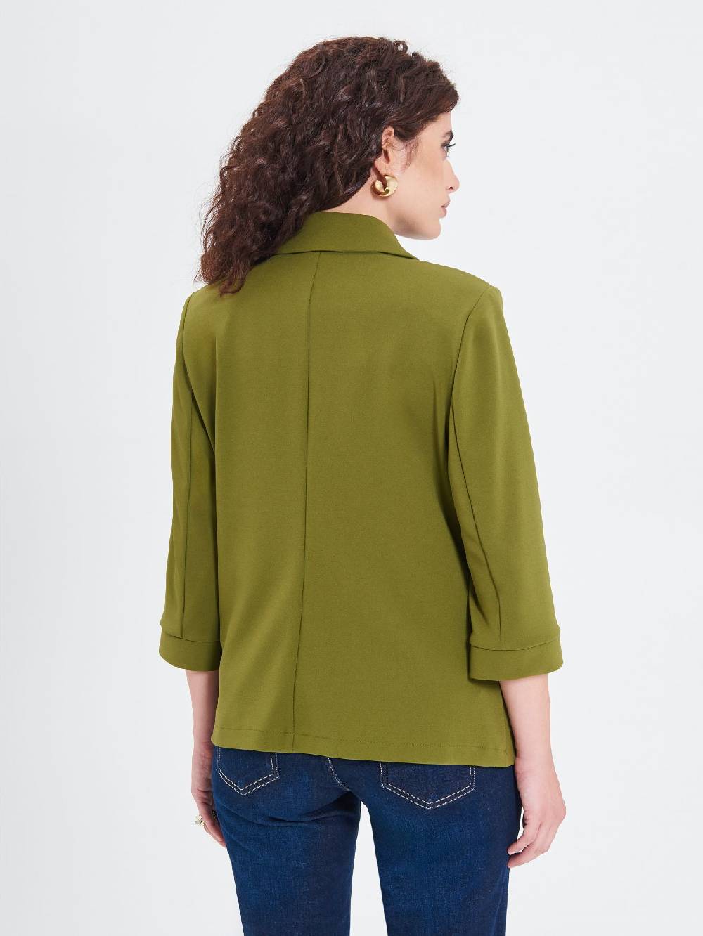 Rinascimento Giacca Curvy Verde Muschio Sconto
