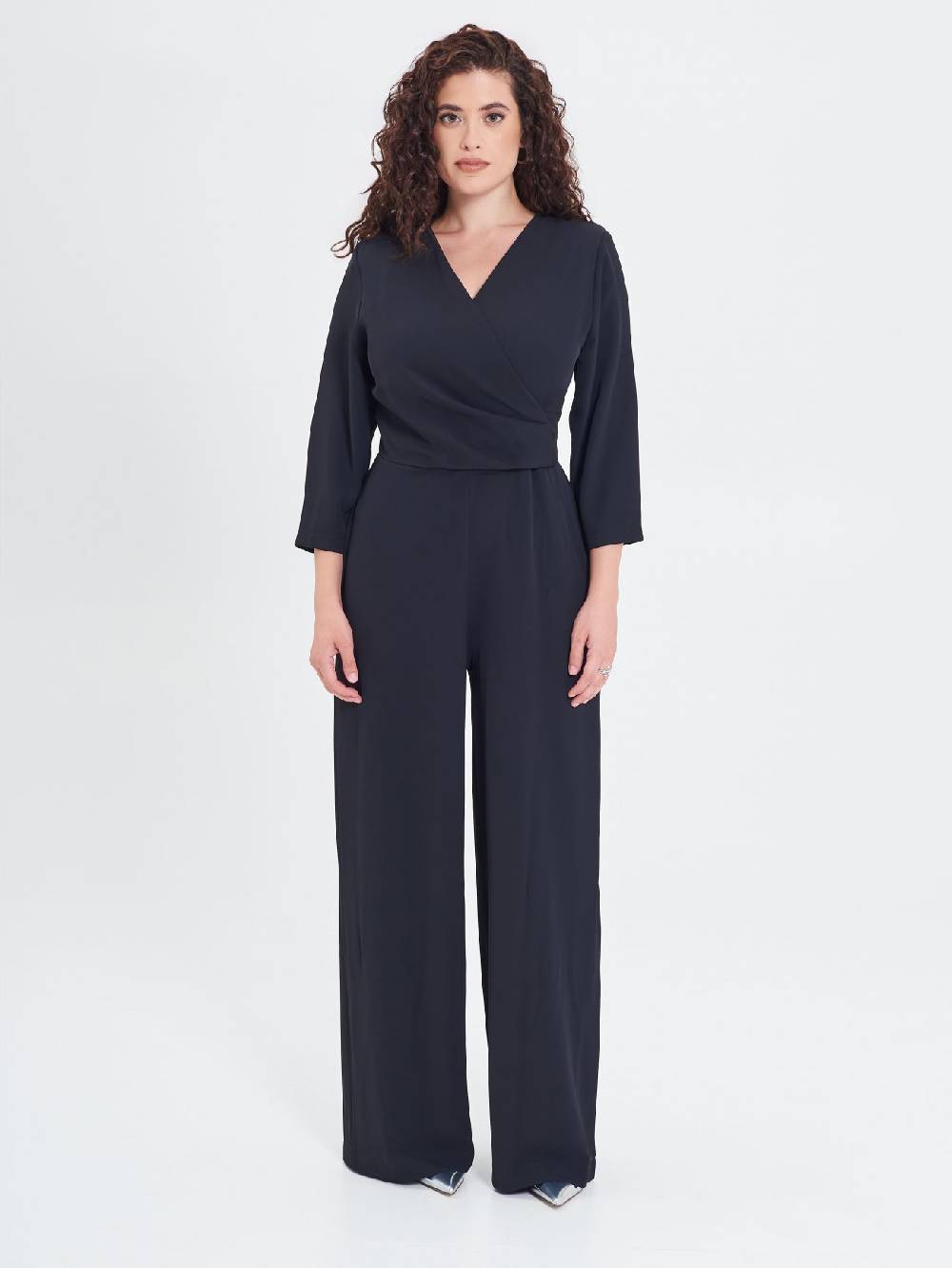 Rinascimento Tuta Curvy Fiocco Nera Saldi