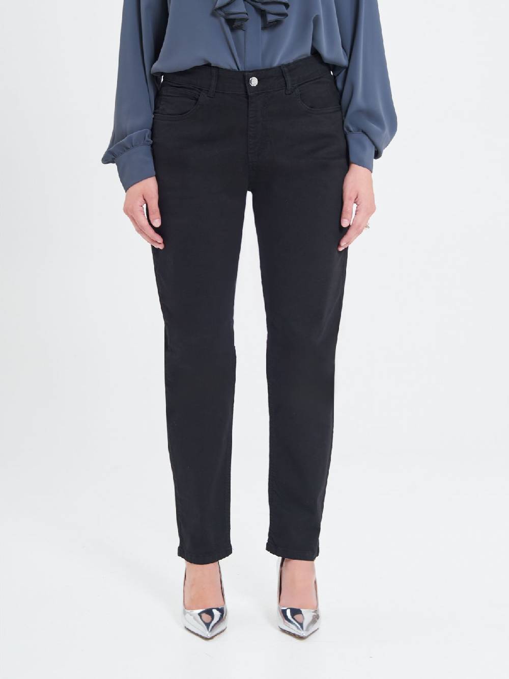 Rinascimento Jeans Curvy Neri Offerta Anniversario