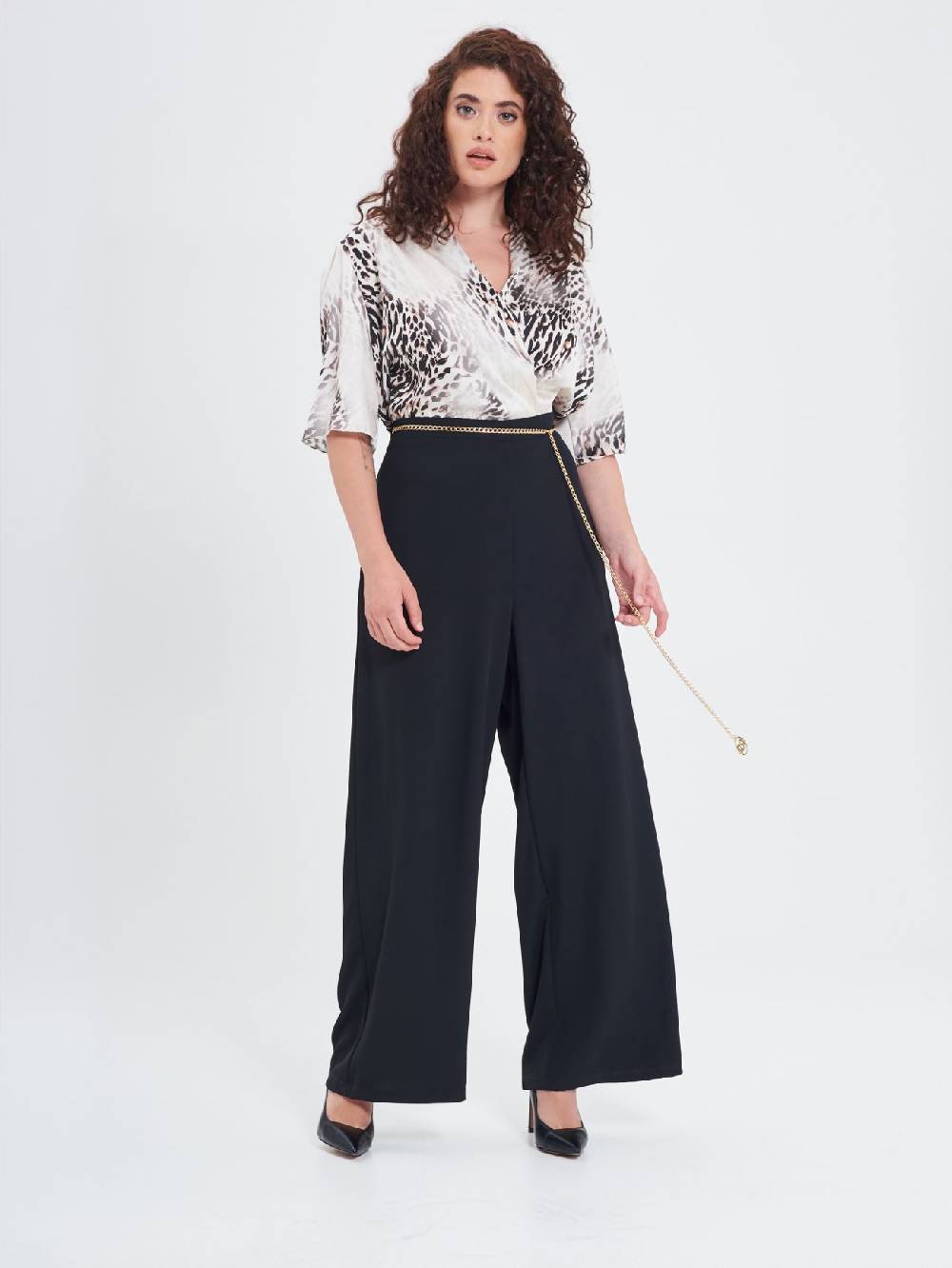 Rinascimento Tuta Curvy Palazzo Animalier Vendita calda
