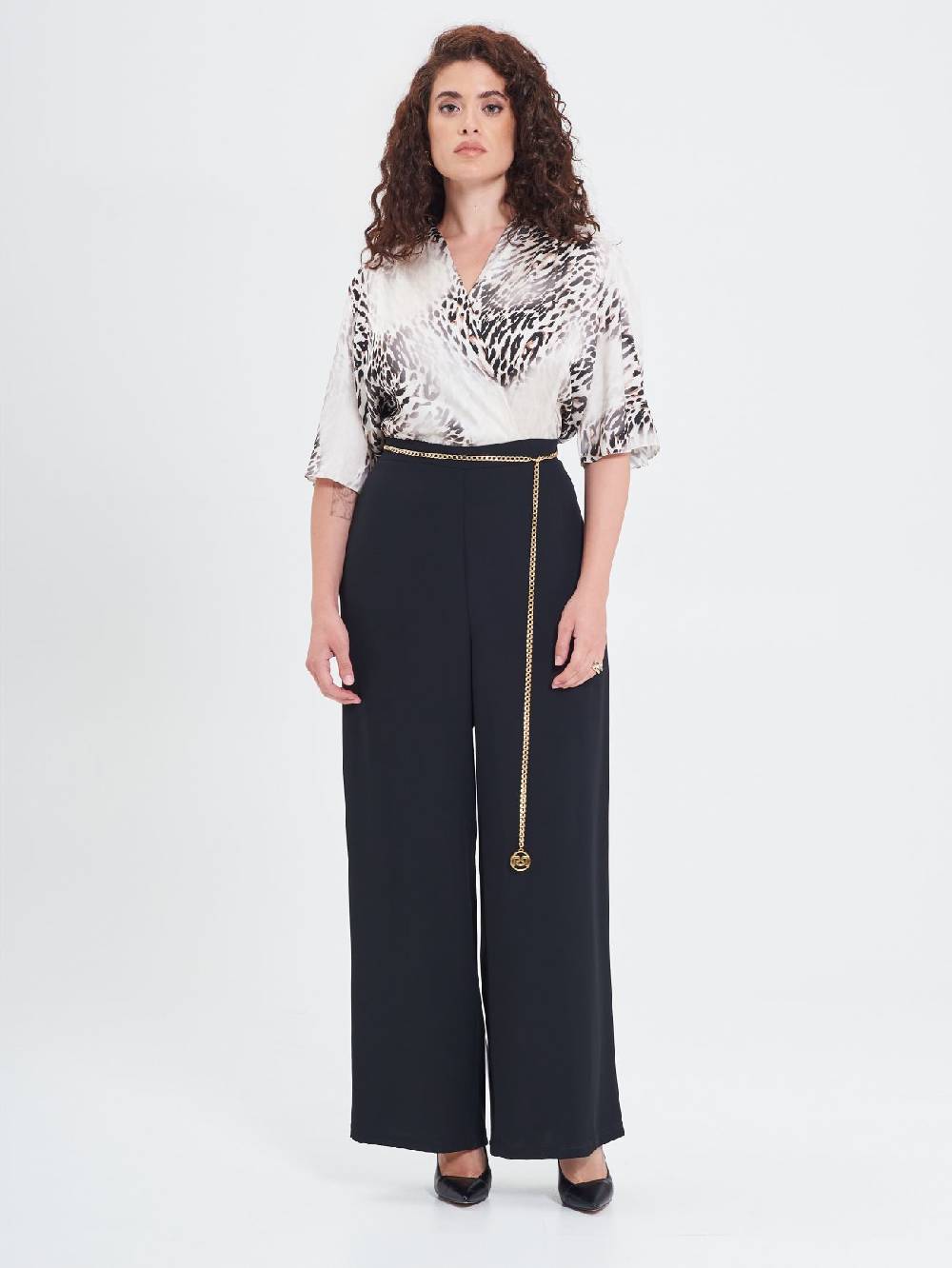 Rinascimento Tuta Curvy Palazzo Animalier Vendita calda