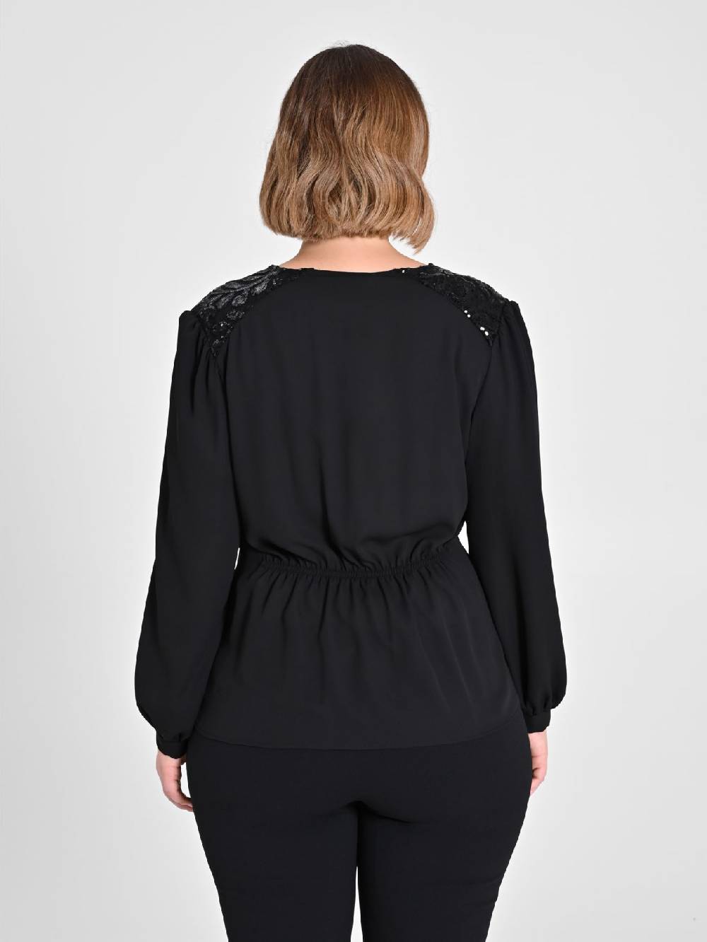 Rinascimento Blusa curvy con dettaglio paillettes Nuovi prodotti