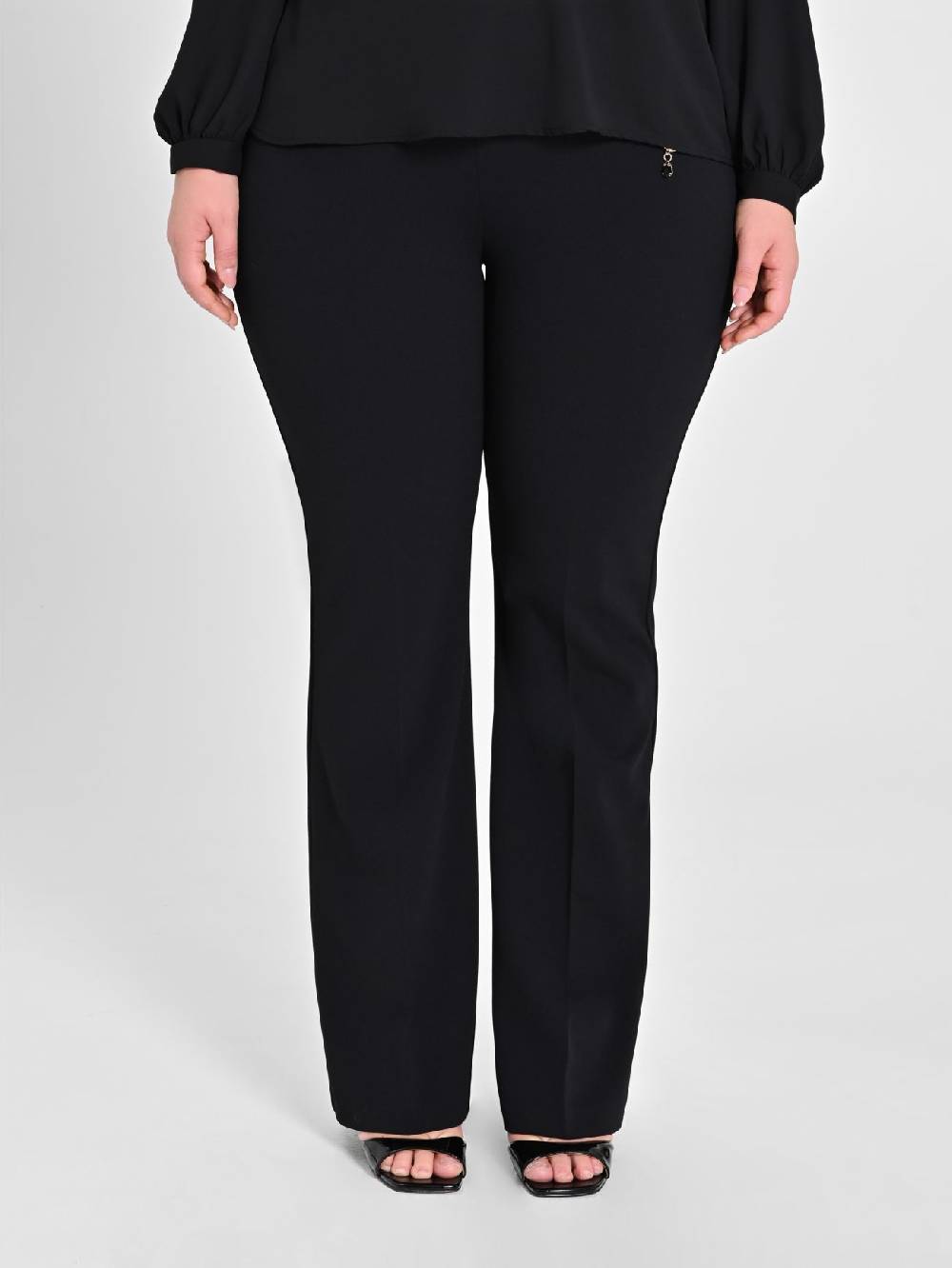 Rinascimento Pantaloni Curvy Neri Offerte giornaliere