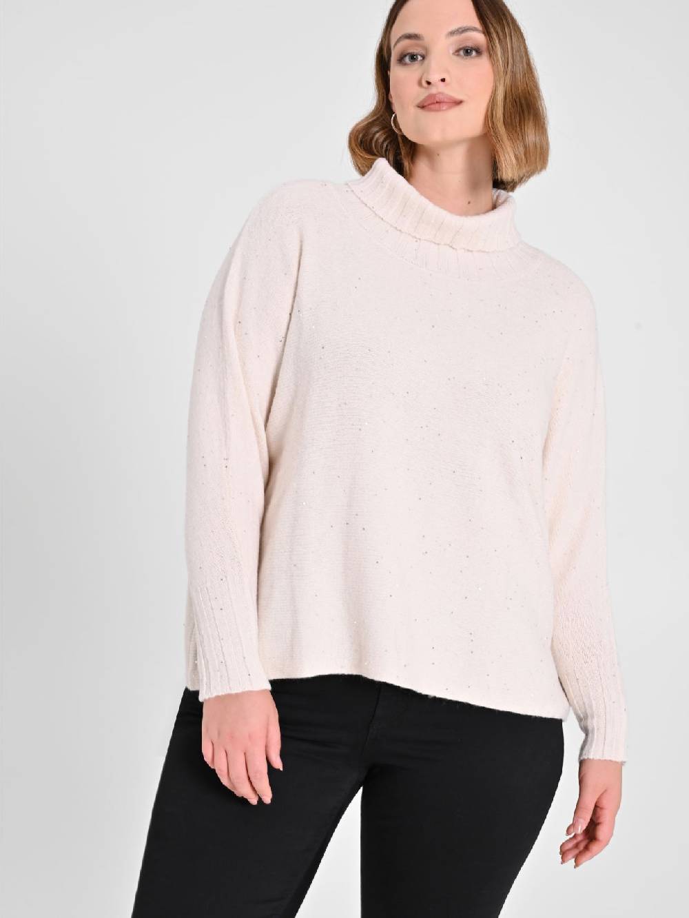 Rinascimento Maglia Curvy Beige Offerte speciali