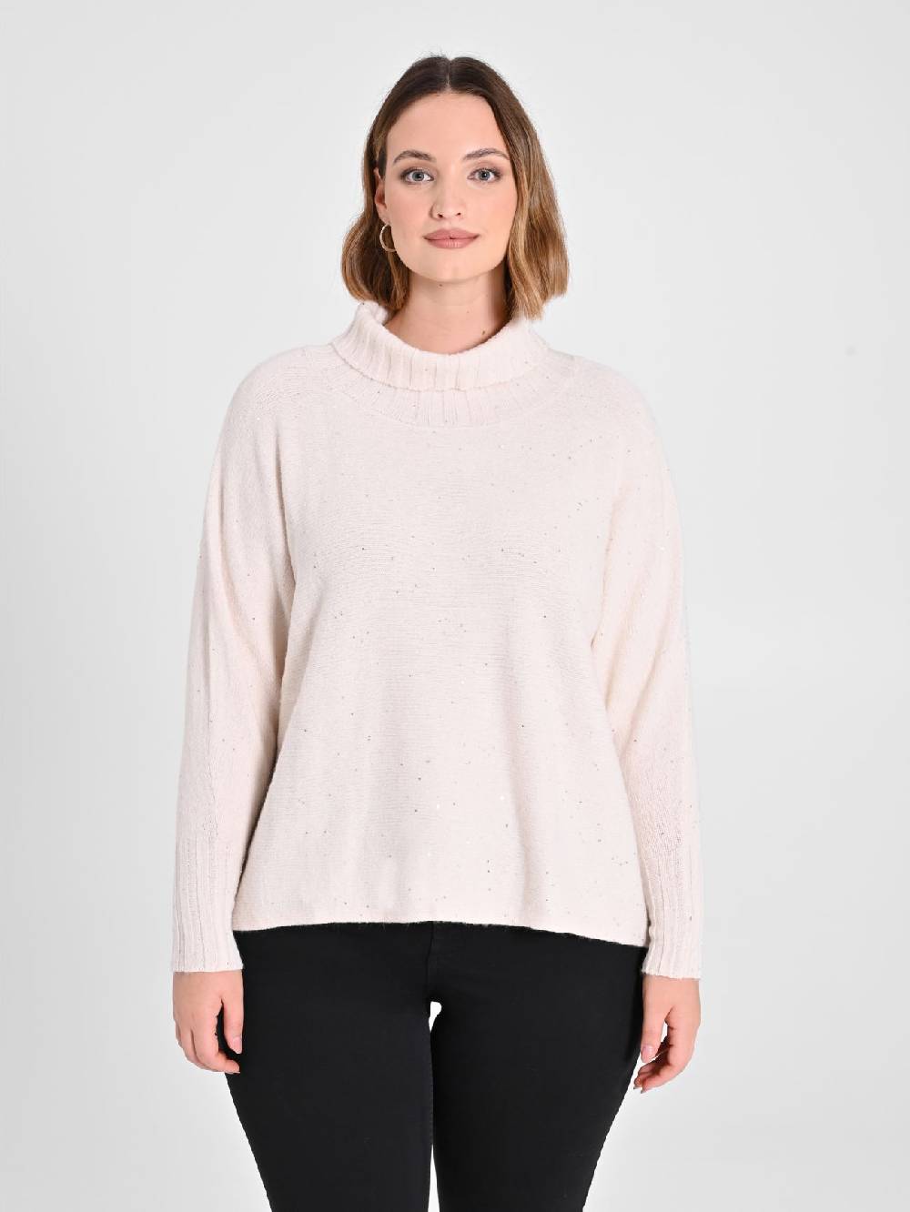 Rinascimento Maglia Curvy Beige Offerte speciali