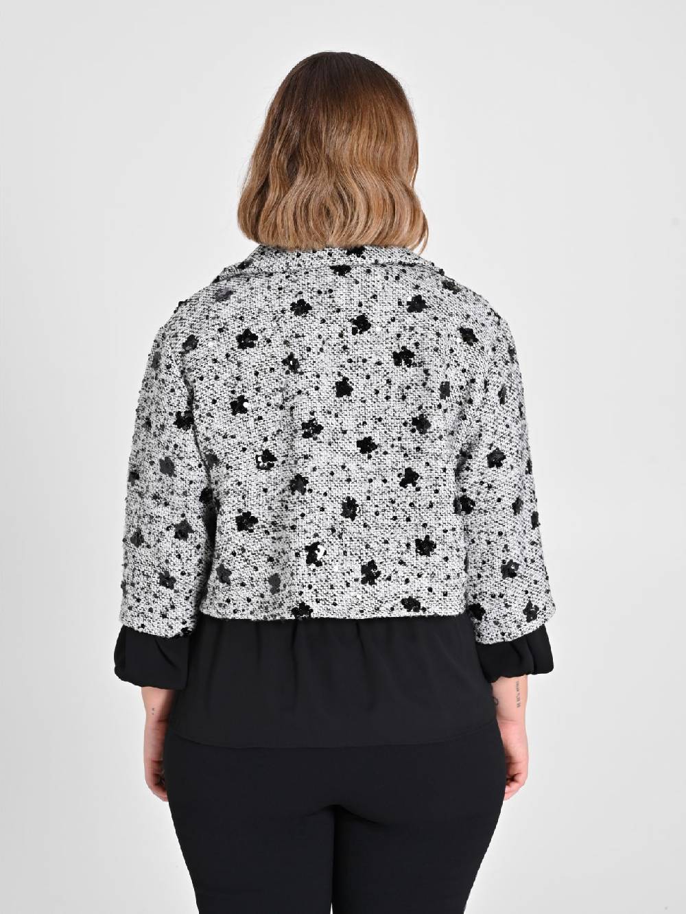 Rinascimento Giacca Curvy Black & White Prezzo basso