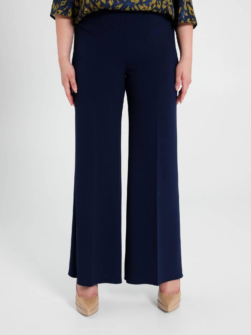 Rinascimento Pantaloni Curvy Palazzo Blu Offerta settimanale