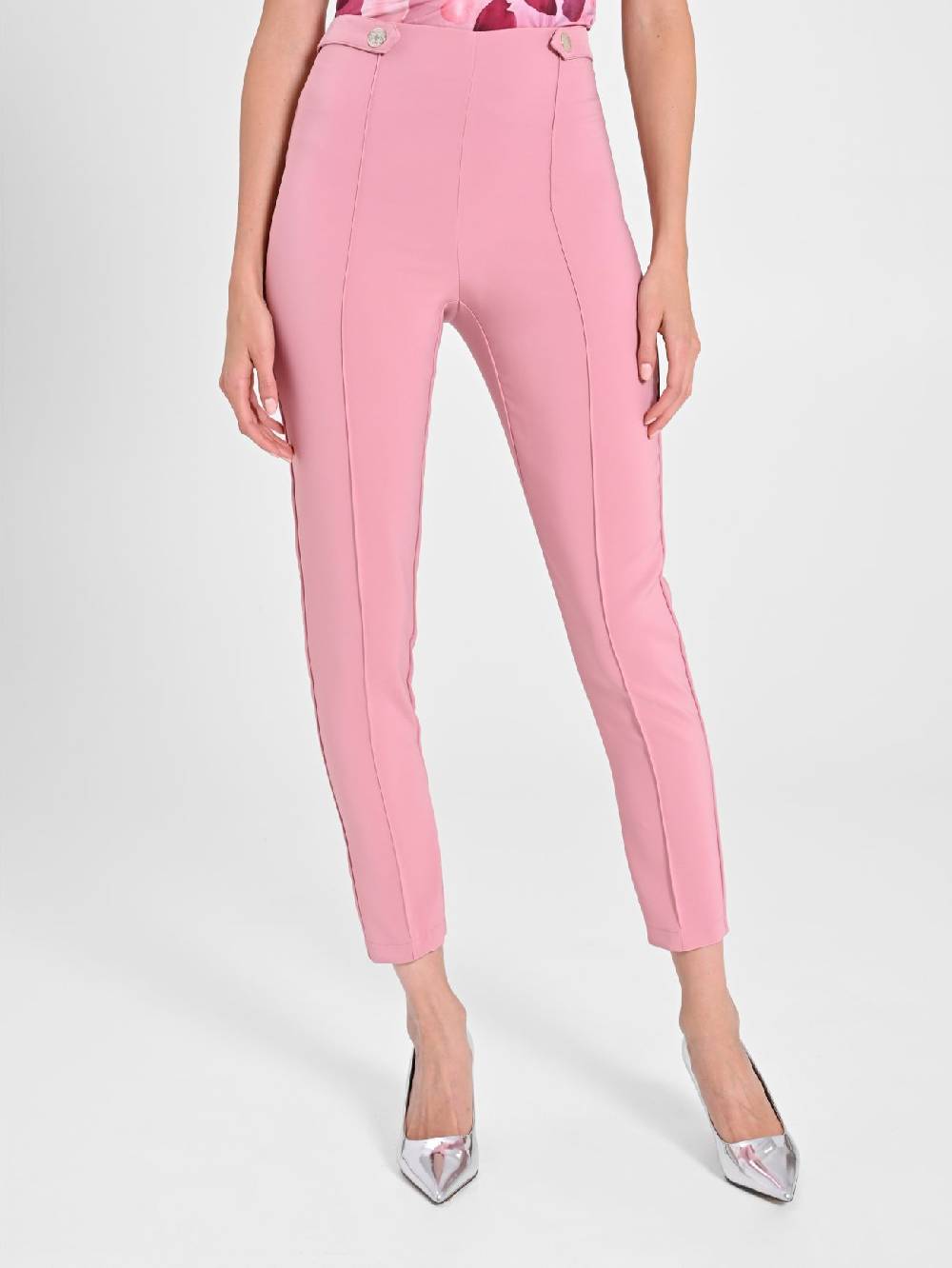 Rinascimento Pantaloni con Pattine Rosa Antico Fino al 60% di sconto