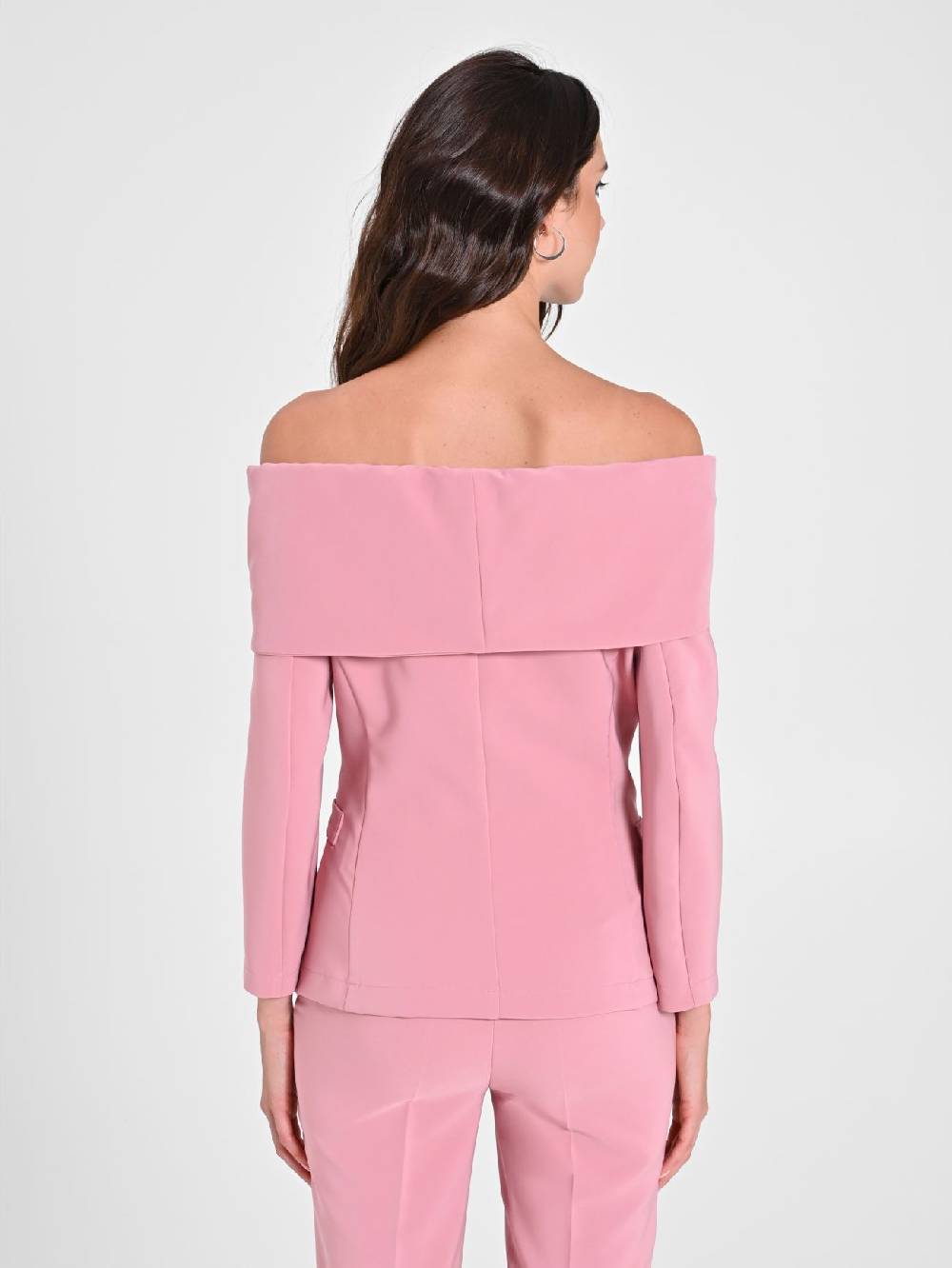 Rinascimento Giacca con Fiocco Rosa Antico Fino al 55% di sconto