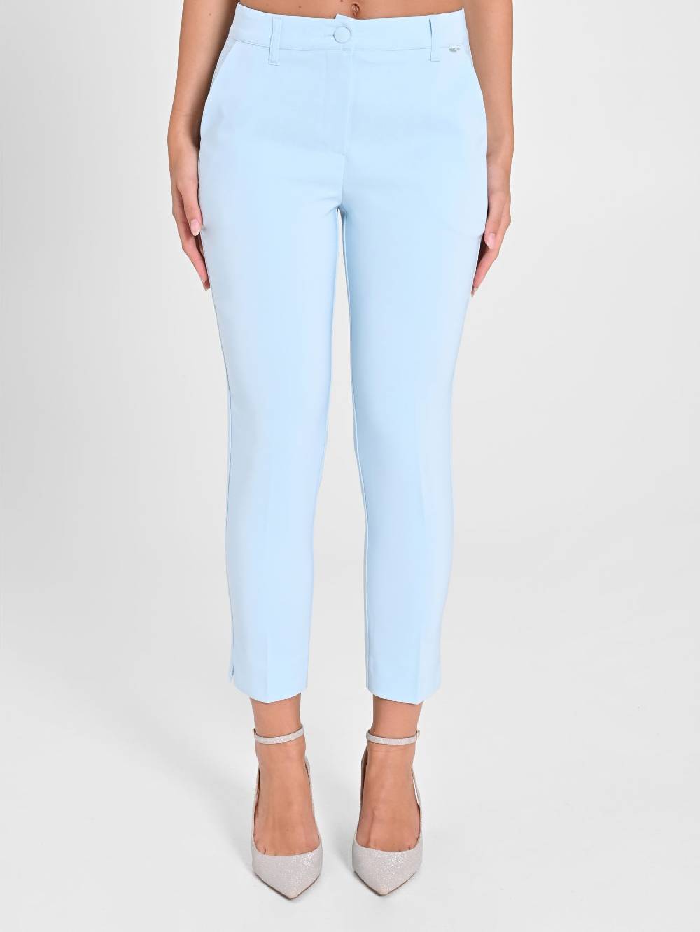 Rinascimento Pantaloni Skinny Azzurri Super sconto