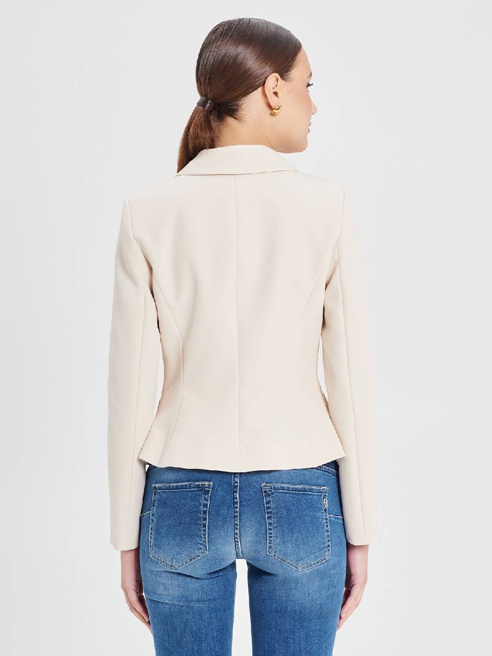 Rinascimento Giacca Doppiopetto Beige Donna Spedizione Gratuita