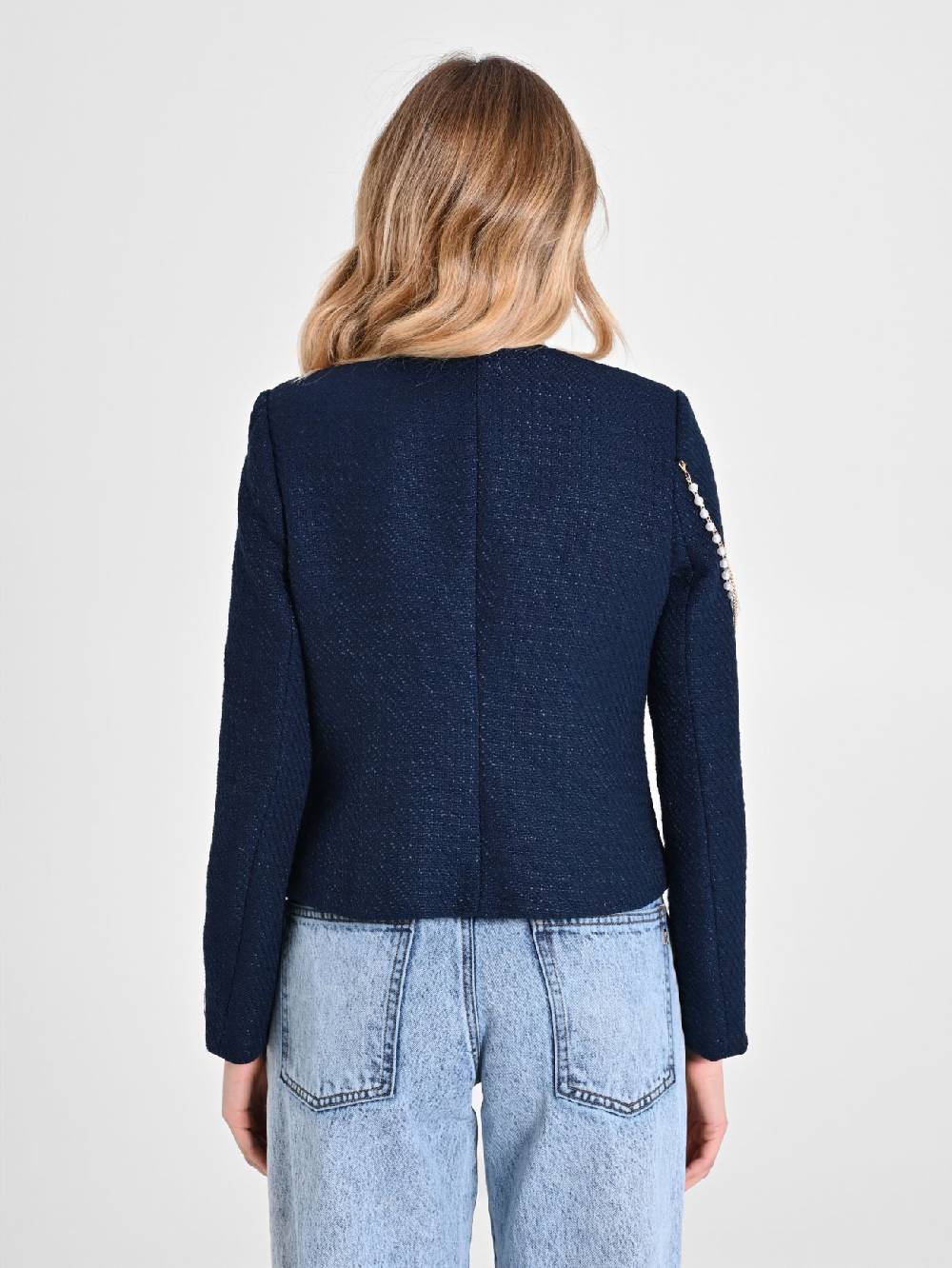 Rinascimento Giacca Corta in Tweed Negozio