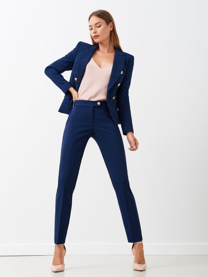 Rinascimento Pantaloni Slim in Tessuto Tecnico Cyber Monday