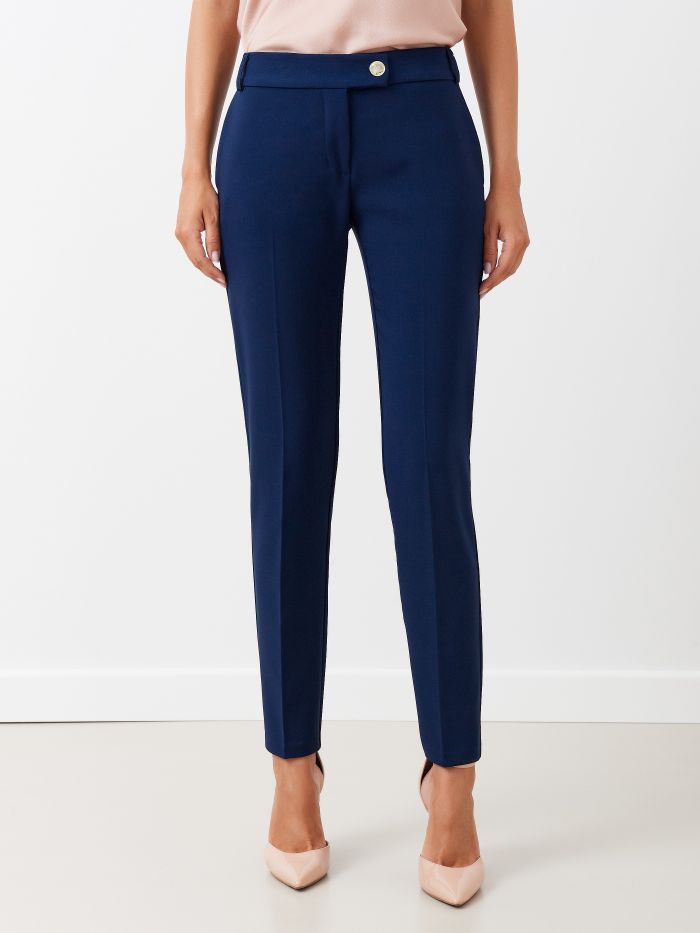 Rinascimento Pantaloni Slim in Tessuto Tecnico Cyber Monday