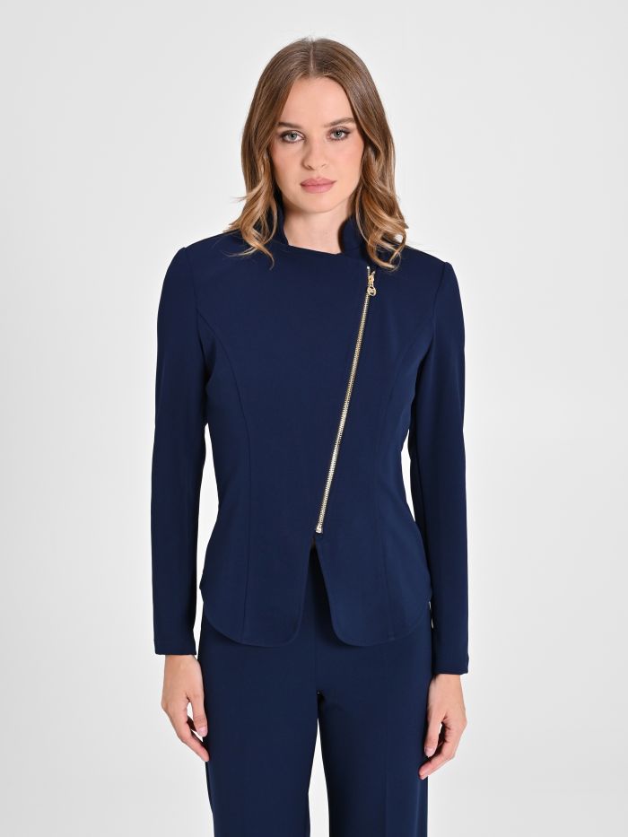 Rinascimento Giacca zip in scuba crèpe Offerta Giorno del Papà