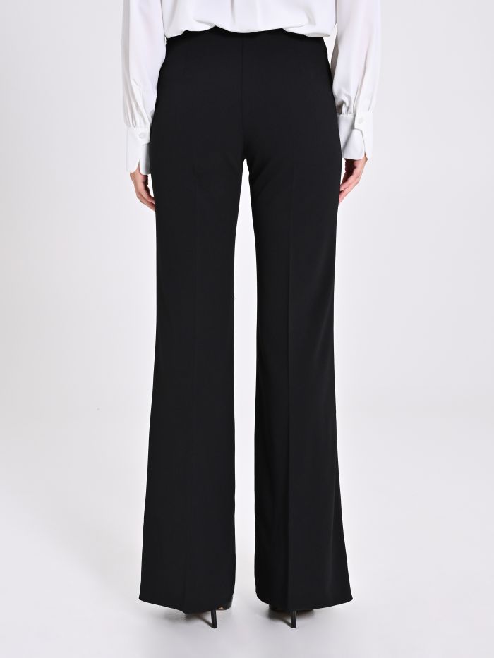 Rinascimento Pantaloni palazzo in scuba crèpe Latest fashion