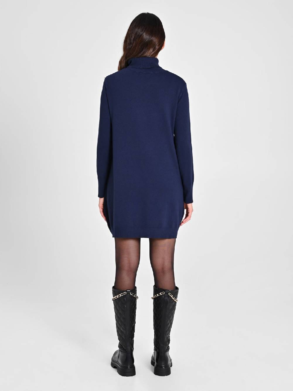 Rinascimento Abito Blu Navy in Maglia Ecotec® Donna Super Saving Price