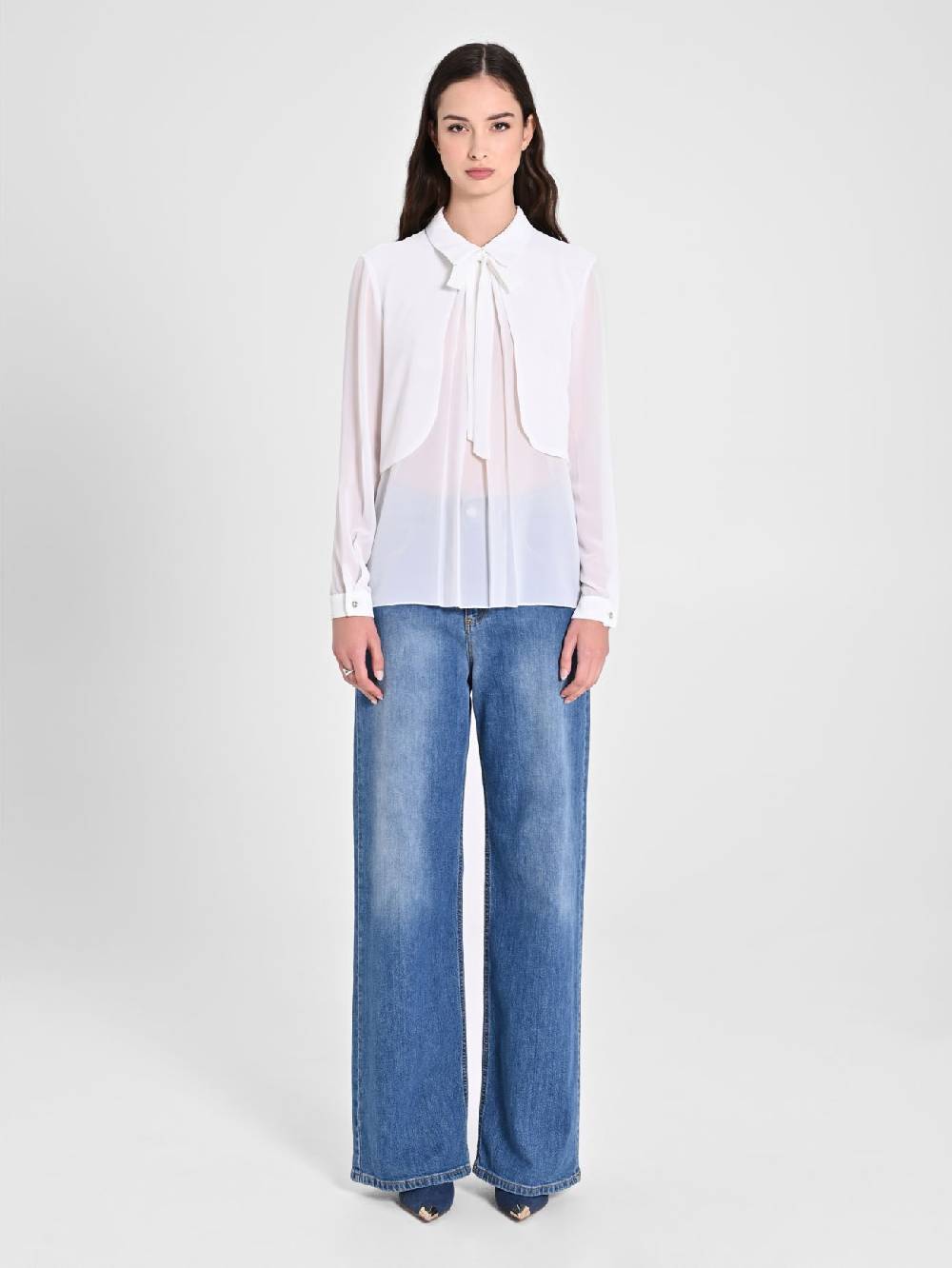Rinascimento Blusa con Nastri Ultimo giorno
