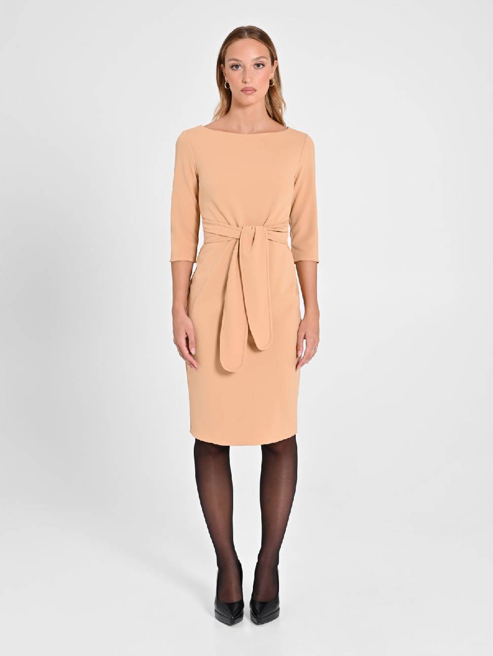 Rinascimento Tubino Beige Nastri Fino al 50% di sconto