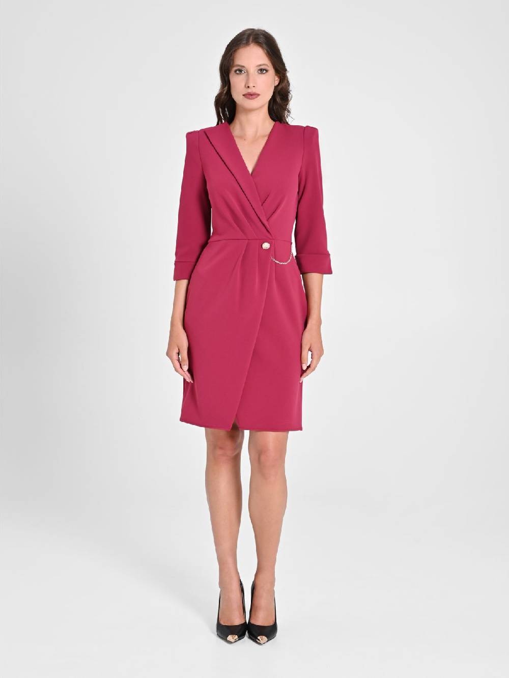 Rinascimento Abito Wrap Bordeaux Only for today
