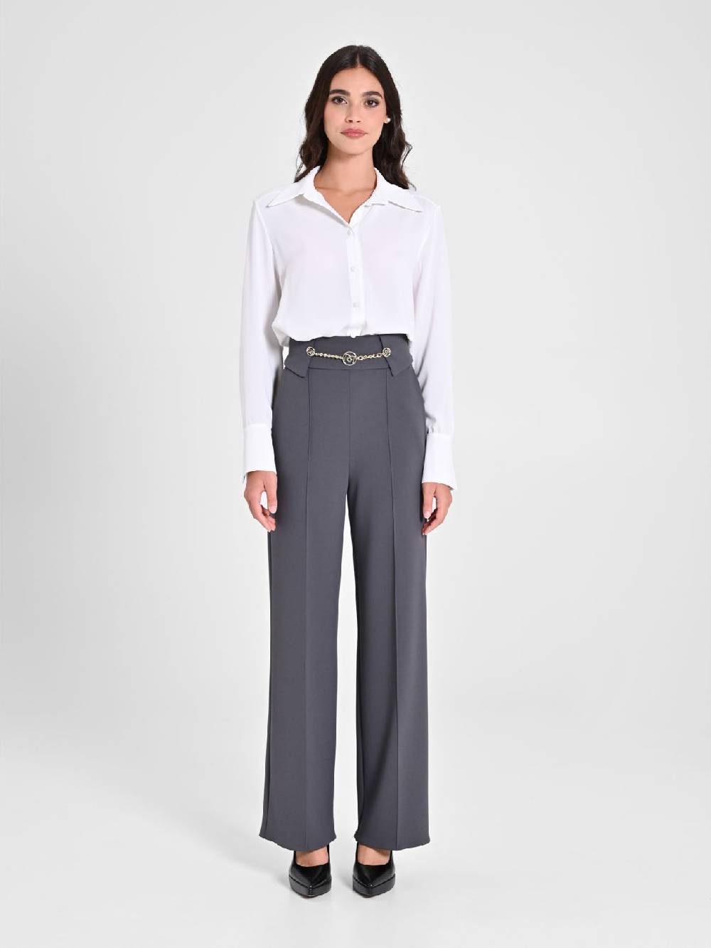 Rinascimento Pantaloni Grigi Chains Offerta speciale della fabbrica