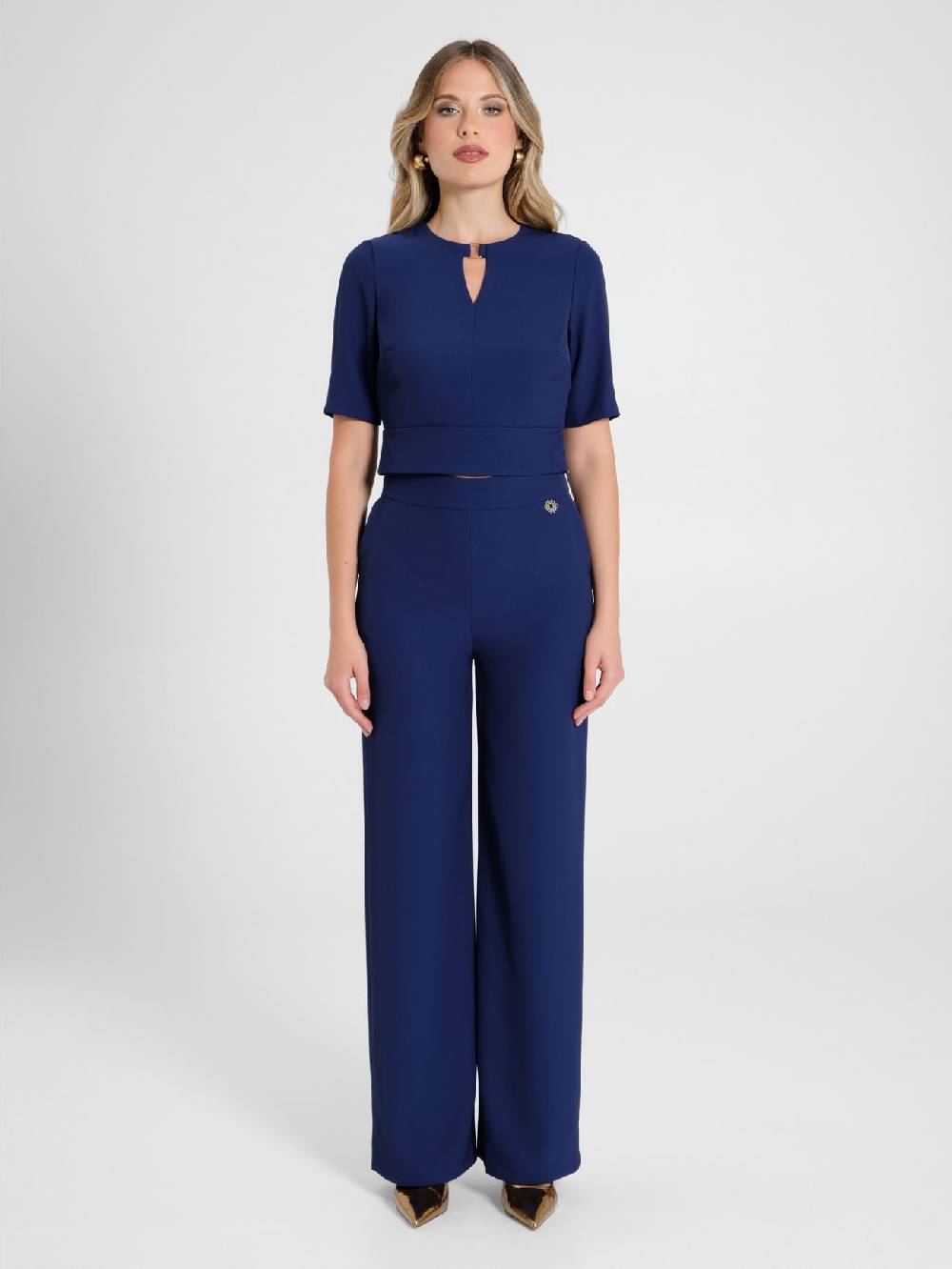 Rinascimento Blusa con Fibbia In vendita
