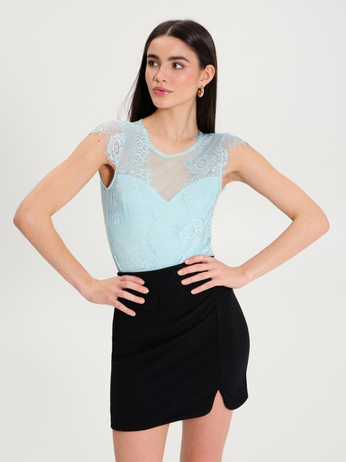 Rinascimento Top Body in Pizzo Moda