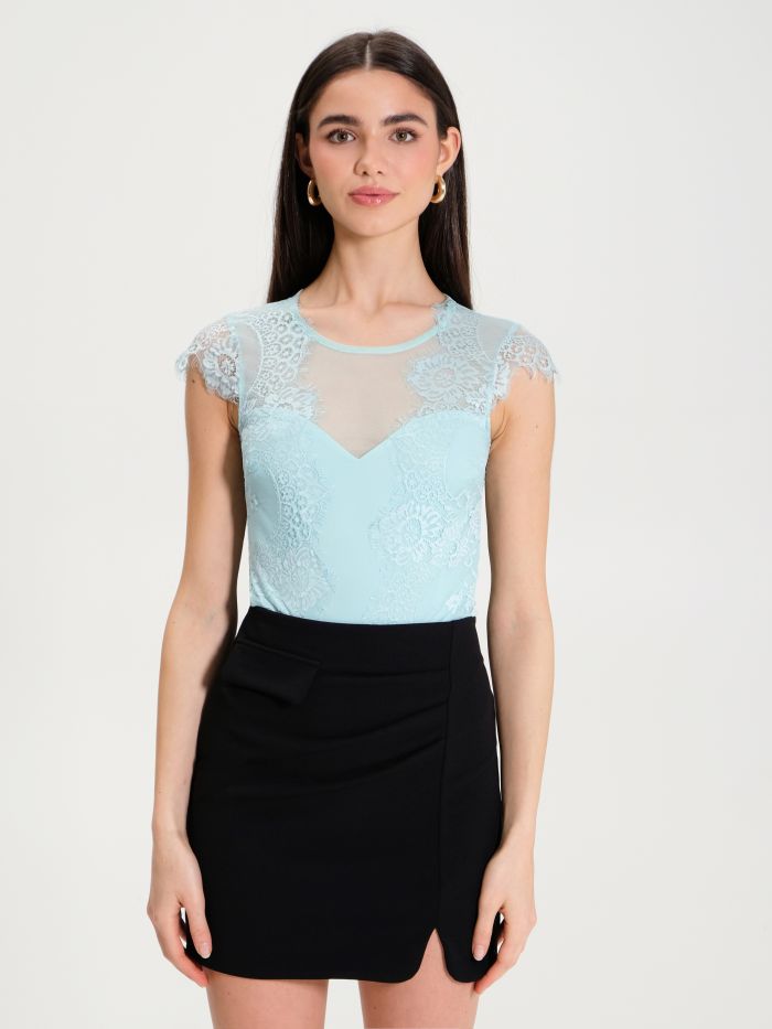 Rinascimento Top Body in Pizzo Moda