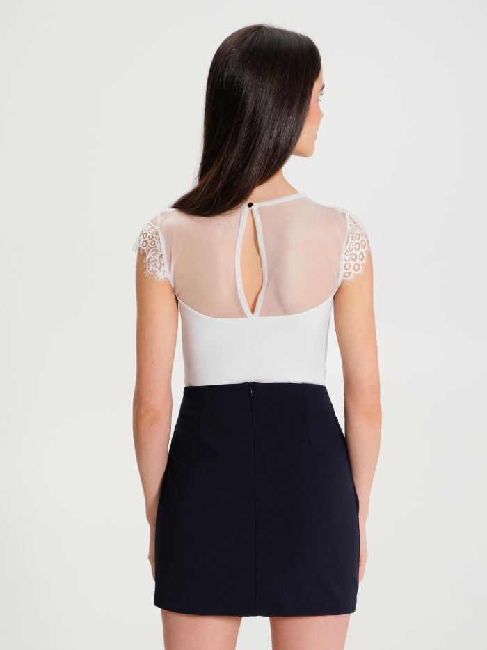 Rinascimento Top Body in Pizzo Prezzo di fabbrica