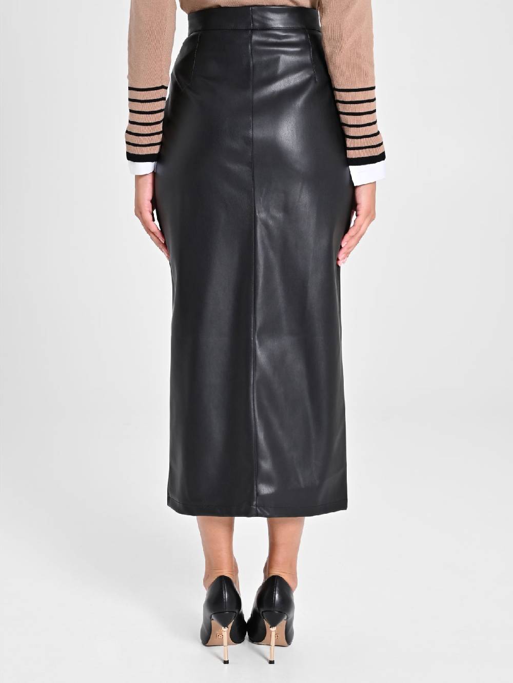 Rinascimento Maxi Gonna in simil pelle Lightning offer